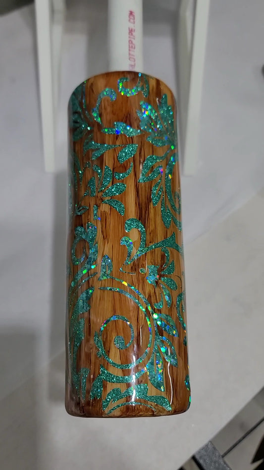 Western Turquoise Peak-a-Boo Tumbler